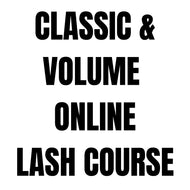 Combined Classic & Volume Online Training Lash Course The Black Lash