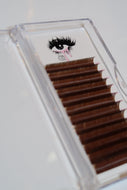 Brown Eyelash Extension Lash Tray
