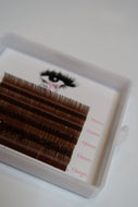 Brown Glitter Lash tray